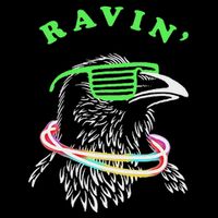 Ravin Raven Rave Party Neon Bird Funny 16 in Basic Backpack