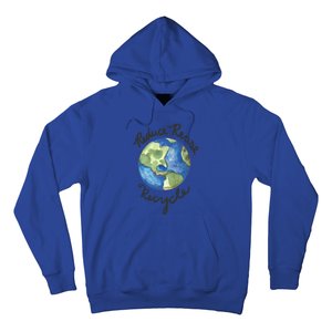 Reduce Reuse Recycle Earthy Artwork Environtalism Gift Hoodie