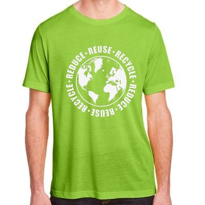 Reduce Reuse Recycle Earth Day Adult ChromaSoft Performance T-Shirt