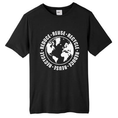 Reduce Reuse Recycle Earth Day Tall Fusion ChromaSoft Performance T-Shirt