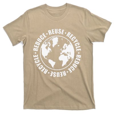 Reduce Reuse Recycle Earth Day T-Shirt