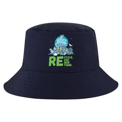 Recycle Reuse Renew Rethink Crisis Environmental Activism Cool Comfort Performance Bucket Hat