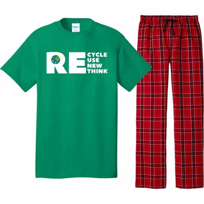 Recycle Reuse Renew Rethink Earth Day Environmental Activism Pajama Set