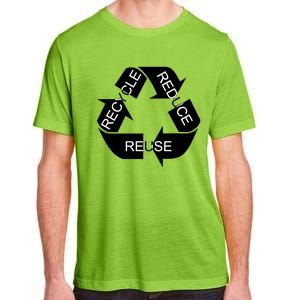 Reduce Reuse Recycle Eco System Gift Adult ChromaSoft Performance T-Shirt