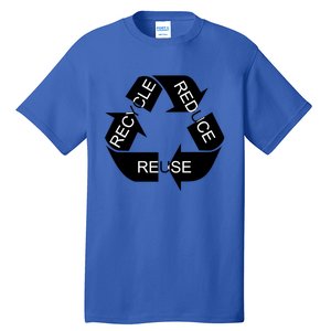 Reduce Reuse Recycle Eco System Gift Tall T-Shirt