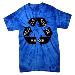 Reduce Reuse Recycle Eco System Gift Tie-Dye T-Shirt