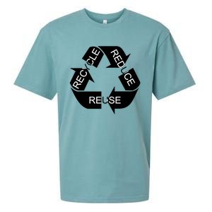 Reduce Reuse Recycle Eco System Gift Sueded Cloud Jersey T-Shirt