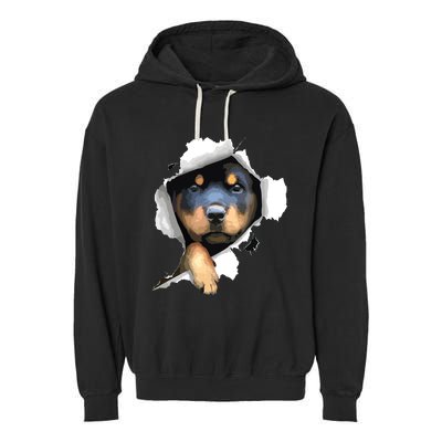 Rottweiler Rottie Rottweiler Lover Cute Rottweiler Garment-Dyed Fleece Hoodie