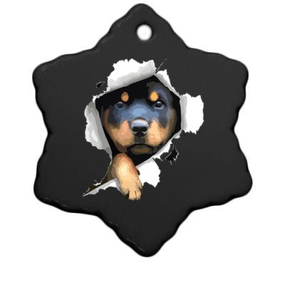 Rottweiler Rottie Rottweiler Lover Cute Rottweiler Ceramic Star Ornament