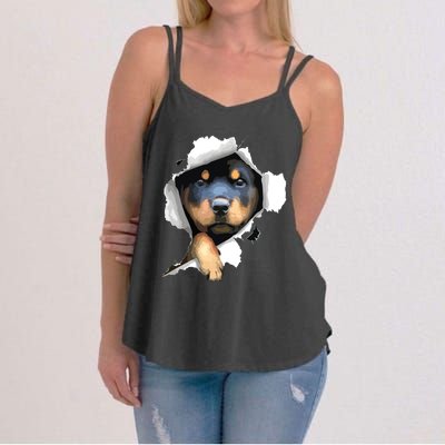 Rottweiler Rottie Rottweiler Lover Cute Rottweiler Women's Strappy Tank