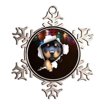 Rottweiler Rottie Rottweiler Lover Cute Rottweiler Metallic Star Ornament