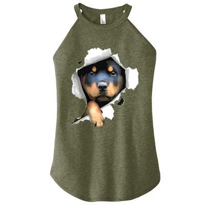 Rottweiler Rottie Rottweiler Lover Cute Rottweiler Women’s Perfect Tri Rocker Tank