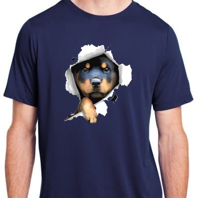 Rottweiler Rottie Rottweiler Lover Cute Rottweiler Adult ChromaSoft Performance T-Shirt