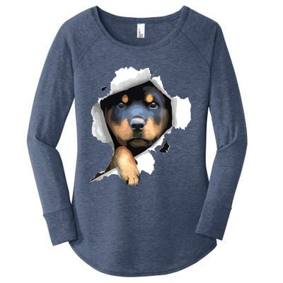 Rottweiler Rottie Rottweiler Lover Cute Rottweiler Women's Perfect Tri Tunic Long Sleeve Shirt