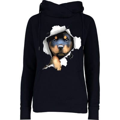 Rottweiler Rottie Rottweiler Lover Cute Rottweiler Womens Funnel Neck Pullover Hood