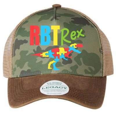 RBT Rex Registered Behavior Technician Therapist Autism Legacy Tie Dye Trucker Hat