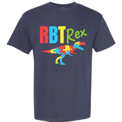 RBT Rex Registered Behavior Technician Therapist Autism Garment-Dyed Heavyweight T-Shirt