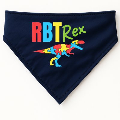 RBT Rex Registered Behavior Technician Therapist Autism USA-Made Doggie Bandana