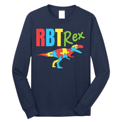 RBT Rex Registered Behavior Technician Therapist Autism Long Sleeve Shirt