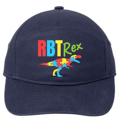 RBT Rex Registered Behavior Technician Therapist Autism 7-Panel Snapback Hat