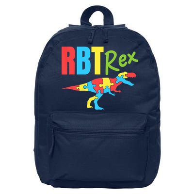 RBT Rex Registered Behavior Technician Therapist Autism 16 in Basic Backpack