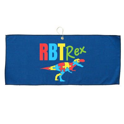 RBT Rex Registered Behavior Technician Therapist Autism Large Microfiber Waffle Golf Towel
