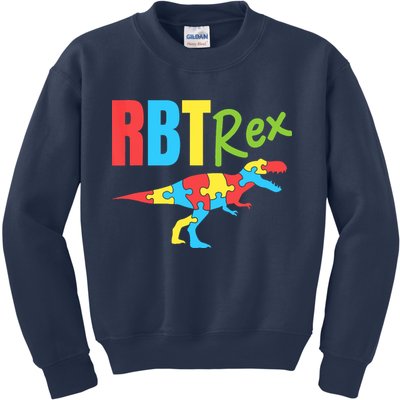 RBT Rex Registered Behavior Technician Therapist Autism Kids Sweatshirt
