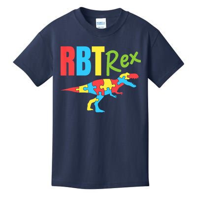 RBT Rex Registered Behavior Technician Therapist Autism Kids T-Shirt