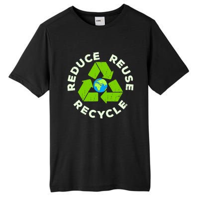 Reduce Reuse Recycle Earth Day Tall Fusion ChromaSoft Performance T-Shirt