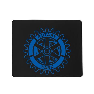 Ruby Red Rotary Park Mousepad