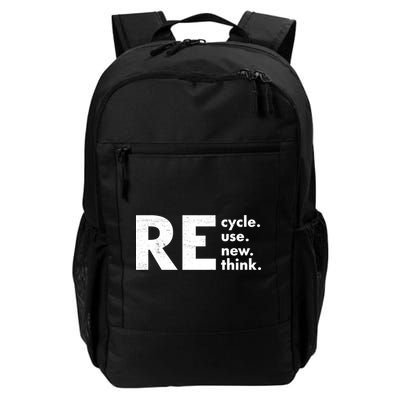 Recycle Reuse Renew Rethink Crisis Environmental Activism Backpack