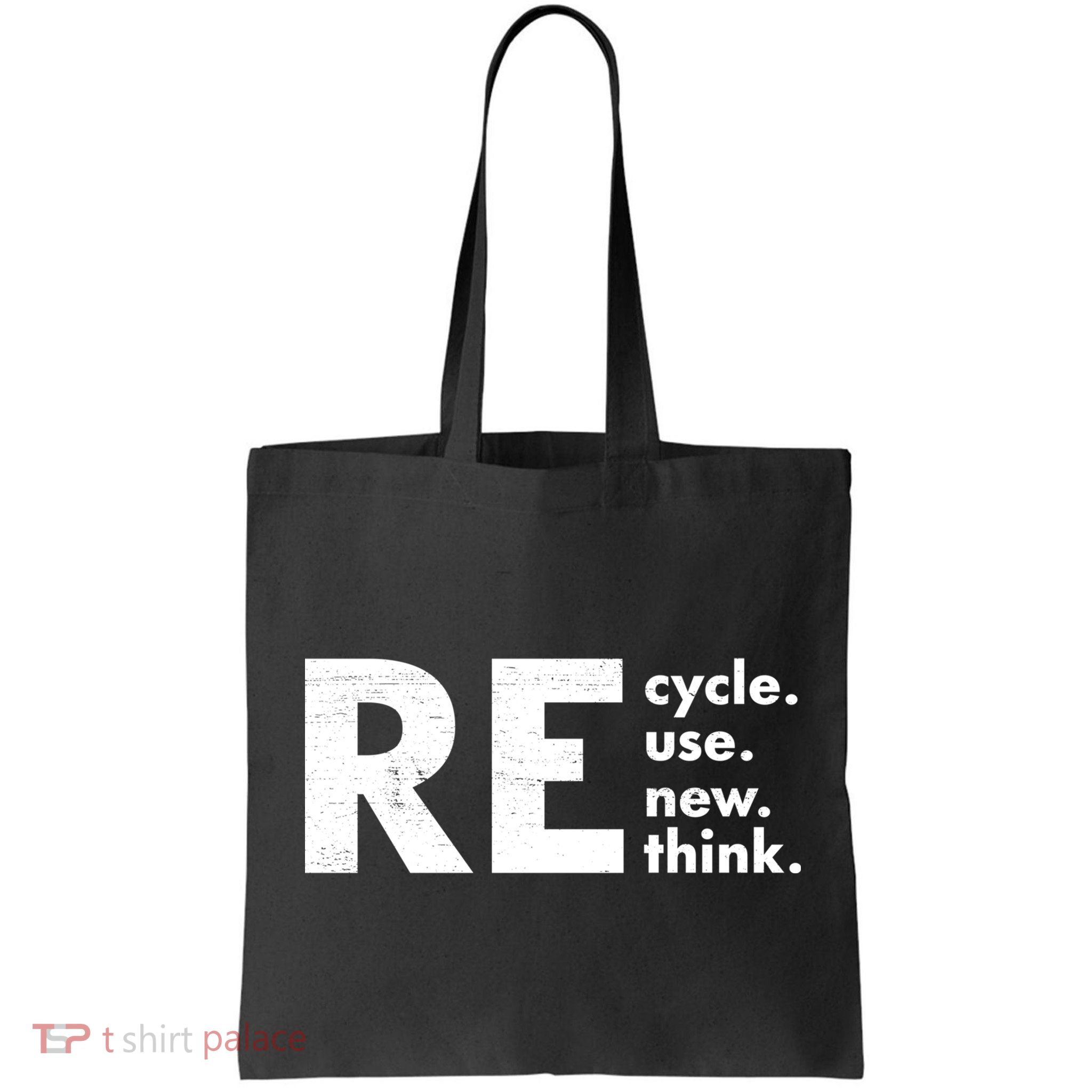 Recycle Reuse Renew Rethink Crisis Environmental Activism Bag