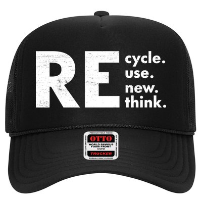 Recycle Reuse Renew Rethink Crisis Environmental Activism Trucker Hat
