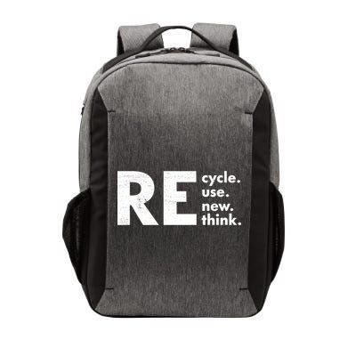 Recycle Reuse Renew Rethink Crisis Environmental Activism Vector Backpack