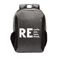 Recycle Reuse Renew Rethink Crisis Environmental Activism Vector Backpack