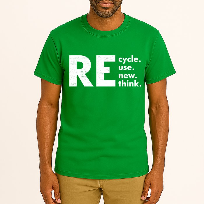 Recycle Reuse Renew Rethink Crisis Environmental Activism Tall T-Shirt