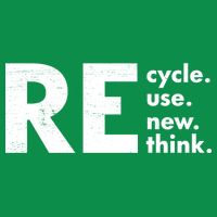 Recycle Reuse Renew Rethink Crisis Environmental Activism Baby Bodysuit