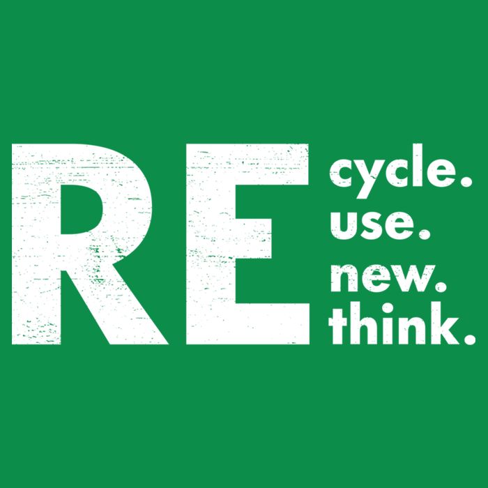 Recycle Reuse Renew Rethink Crisis Environmental Activism Baby Bodysuit