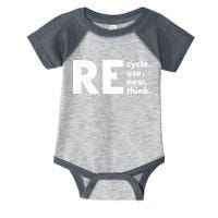 Recycle Reuse Renew Rethink Crisis Environmental Activism Infant Baby Jersey Bodysuit