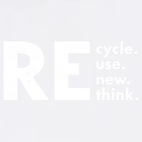 Recycle Reuse Renew Rethink Crisis Environmental Activism Garment-Dyed Sweatshirt