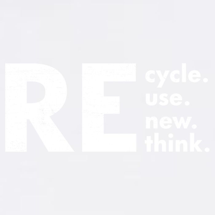 Recycle Reuse Renew Rethink Crisis Environmental Activism Garment-Dyed Sweatshirt