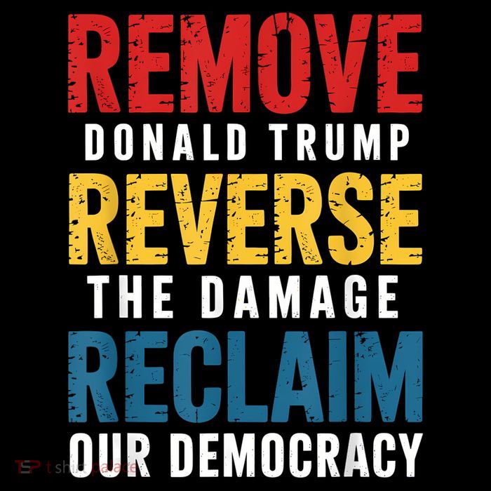 Remove Reverse Reclaim Protest Drawstring Bag