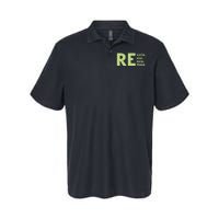 Recycle Reuse Renew Rethink Crisis Environmental Activism Softstyle Adult Sport Polo