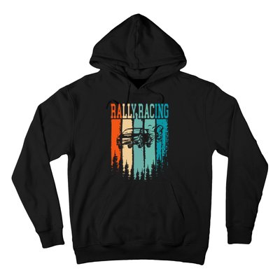 Rally Racing Retro Vintage Hoodie