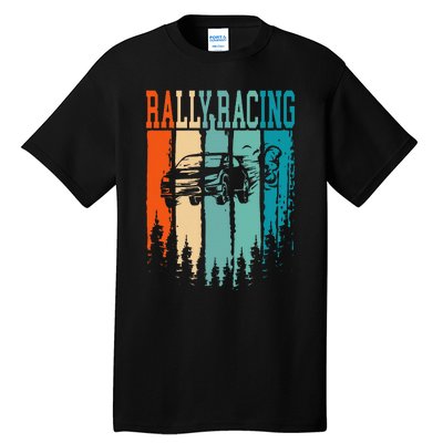 Rally Racing Retro Vintage Tall T-Shirt