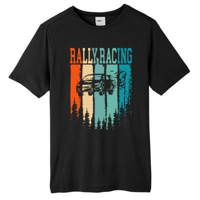 Rally Racing Retro Vintage Tall Fusion ChromaSoft Performance T-Shirt