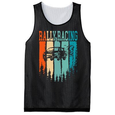 Rally Racing Retro Vintage Mesh Reversible Basketball Jersey Tank