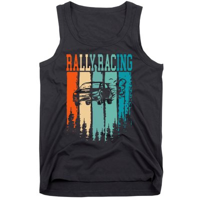 Rally Racing Retro Vintage Tank Top