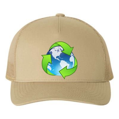 Reduce, Reuse, Recycle Earth Day Yupoong Adult 5-Panel Trucker Hat