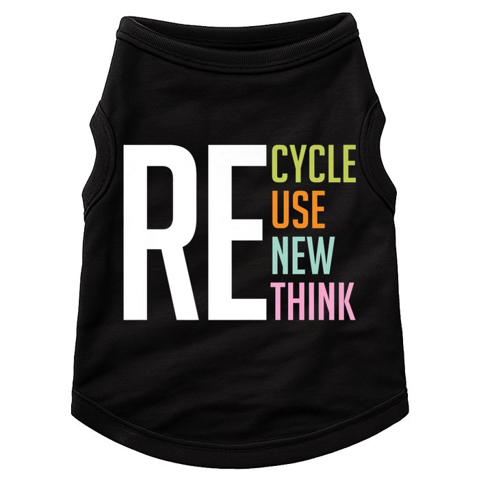 Recycle Reuse Renew Rethink Crisis Environmental Activism Doggie Tank